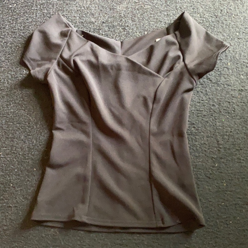 Vintage inspired off the shoulder top